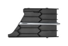 Rejilla Skoda Superb 2013-2015 parachoques delantero / interior / con moldura cromada / derecha