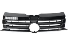 Rejilla Volkswagen Caravelle 2010-2015 frente / negra brillante / con molduras cromadas