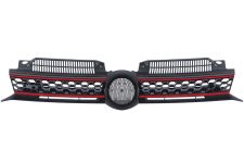 Rejilla Volkswagen Golf vi 2008-2012 frente / modelo gti / gtd / negra / roja / cromada