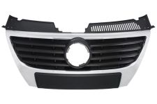 Rejilla Volkswagen Passat 2005-2010 frente / logo 150mm / moldura negra / marco cromado