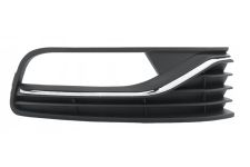 Rejilla Volkswagen Polo 2014-2017 parachoques delantero / con antiniebla / con moldura cromada / derecha