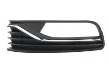 Rejilla Volkswagen Polo 2014-2017 parachoques delantero / con antiniebla / con moldura cromada / izquierda