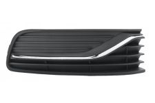 Rejilla Volkswagen Polo 2014-2017 parachoques delantero / sin antiniebla / con moldura cromada / derecha