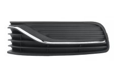Rejilla Volkswagen Polo 2014-2017 parachoques delantero / sin antiniebla / con moldura cromada / izquierda