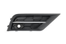 Rejilla Volkswagen Tiguan 2016-2020 parachoques delantero / superior / con moldura cromada / con sensor / derecha
