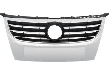 Rejilla Volkswagen Touran 2006-2010 frente / marco cromado / lama cromada
