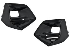 Rejillas Peugeot 2008 2019-> parachoques delantero / con antinieblas / negro brillante / kit / izquierda+derecha