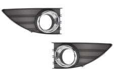 Rejillas Renault Fluence 2009-2013 parachoques delantero / con antinieblas / cromado / kit / izquierda+derecha