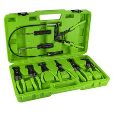 Set alicates para abrazaderas 10 piezas