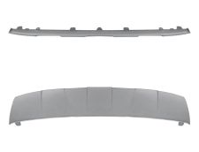 Spoiler Audi Q5 2020-2024 parachoques delantero / gris plata