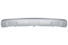 Spoiler Peugeot 2008 2012-2016 parachoques trasero / gris plata