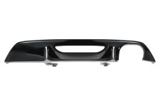 Spoiler Peugeot 208 2019-2023 parachoques trasero / escape doble / negro brillante