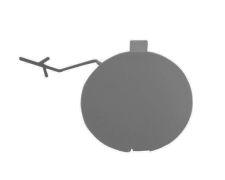 Tapagancho Fiat Punto Evo 2009-2012 parachoques delantero / gris oscuro