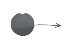 Tapagancho Lancia Ypsilon 2006-2011 parachoques delantero / imprimado