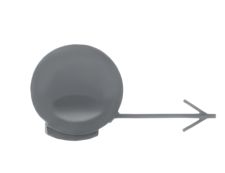 Tapagancho Opel Corsa d 2006-2011 parachoques delantero