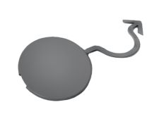 Tapagancho Seat Leon 2005-2009 parachoques delantero
