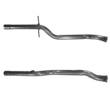 Tubo de escape Citroen C5 2.0i 16v mot.rfn (largo 1065mm) (2000-2002)