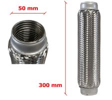 Tubo de escape flexible 50mm diametro x 300mm longitud