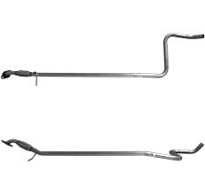 Tubo de escape Ford Fiesta 1.25i 16v (con flexible) (2008-2017)