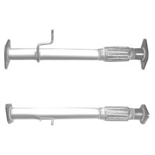 Tubo de escape Mazda b2500 2.5td turbo diesel (modelo sin catalizador) (1998-2003)