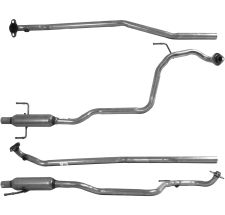 Tubo de escape Toyota Yaris 1.0i vvti 12v mot.1kr-fe (modelo fabricado en japón) (2006-2011)