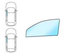 Ventanilla Bmw Serie 3 (e46) 1998-2001 4 puertas / familiar / delantera / verde / izquierda