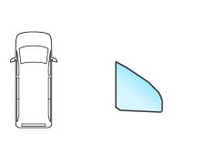 Ventanilla Ford Transit 1994-2000 delantera / fija / incoloro / derecha