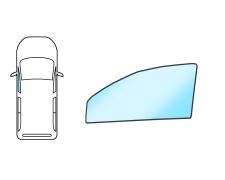 Ventanilla Opel Vivaro 2019-> delantera / verde / izquierda