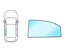 Ventanilla Renault Clio 1990-1996 5 puertas / trasera / incoloro / izquierda