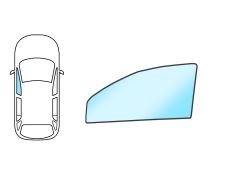 Ventanilla Suzuki Grand Vitara 1998-2001 5 puertas / delantera / verde / izquierda