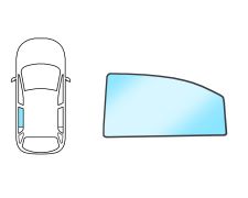 Ventanilla Suzuki Grand Vitara 1998-2001 5 puertas / trasera / verde / izquierda