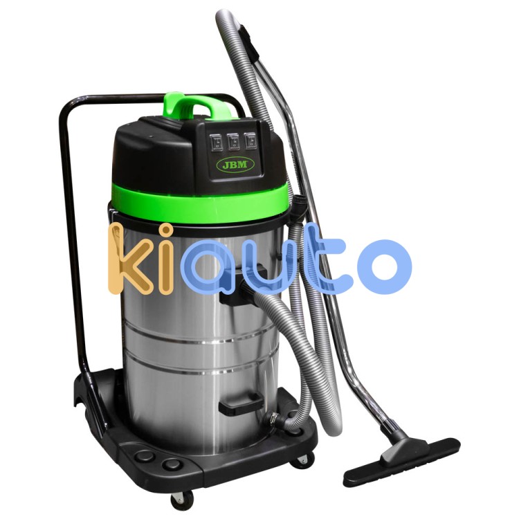 Aspiradora industrial 80 litros seco + humedo