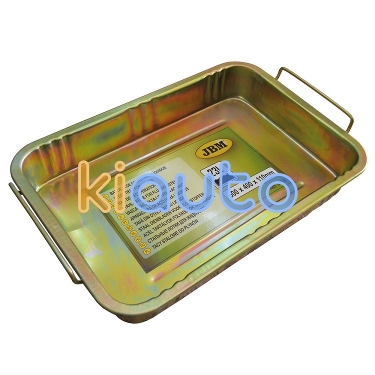 Bandeja de acero para líquidos