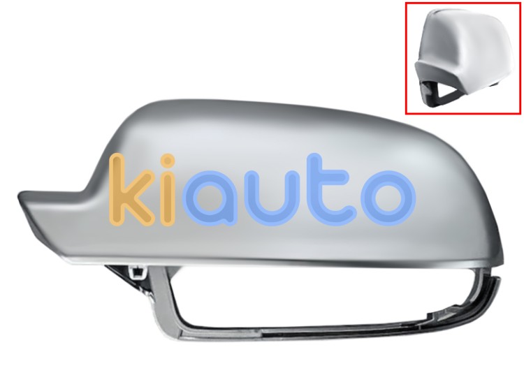 Carcasa espejo retrovisor audi a3 2010-2012 cromada / izquierda OE 8F0857527A3Q7