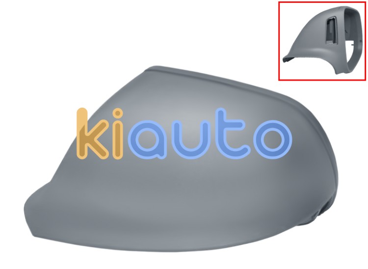 Carcasa espejo retrovisor audi q5 2008-2012 imprimada / side assist / izquierda OE 8R0857527AGRU