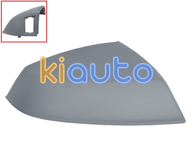Carcasa espejo retrovisor audi q5 2017-2020 imprimada / side assist / derecha OE 80A857528AGRU / 4M0857528AGRU