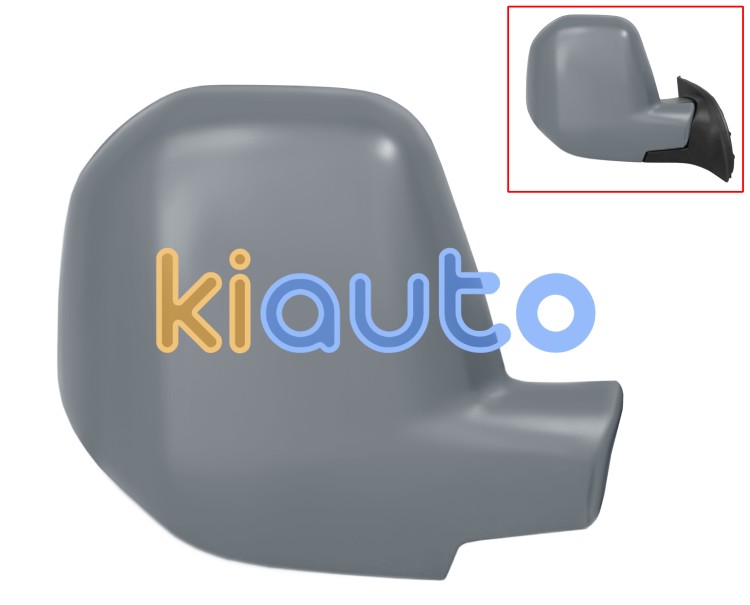 Carcasa espejo retrovisor peugeot partner 2008-2012 completa / imprimada / derecha OE 8152F5