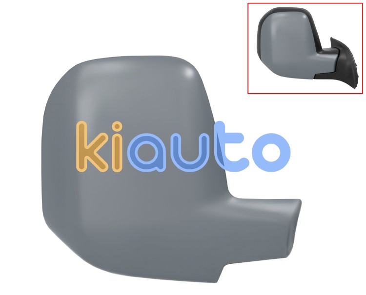 Carcasa espejo retrovisor peugeot partner 2008-2012 imprimada / derecha OE 8152F5