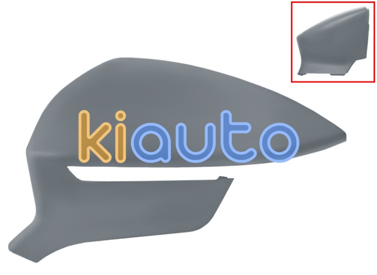 Carcasa espejo retrovisor seat ateca 2016-2020 imprimada / izquierda OE 575857537BGRU / 575857537DGRU
