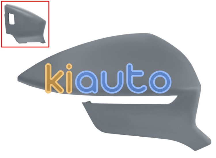 Carcasa espejo retrovisor seat ateca 2020-> side assist / imprimada / derecha OE 575857538FGRU