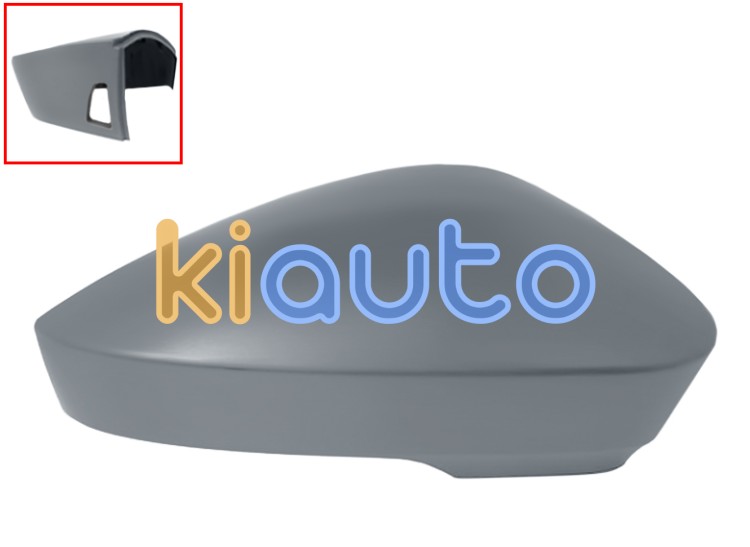 Carcasa espejo retrovisor skoda kodiaq 2021-2024 side assist / imprimada / derecha OE 565857538CGRU