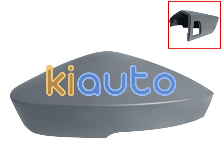 Carcasa espejo retrovisor skoda octavia 2020-> side assist / imprimada / izquierda OE 5E3857537AGRU