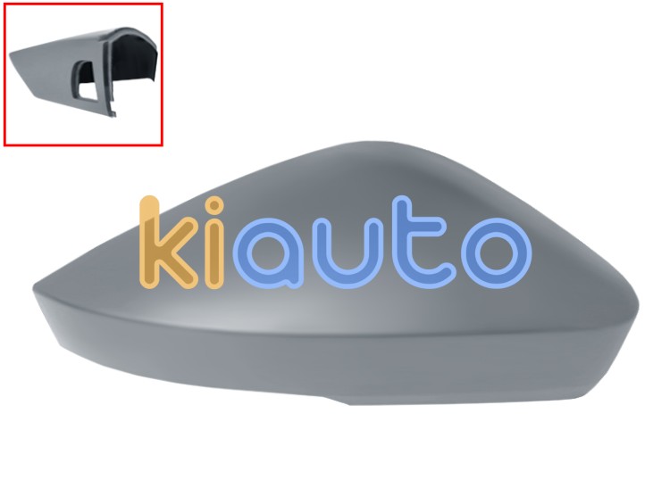 Carcasa espejo retrovisor skoda scala 2019-> side assist / imprimada / derecha OE 657857538BGRU