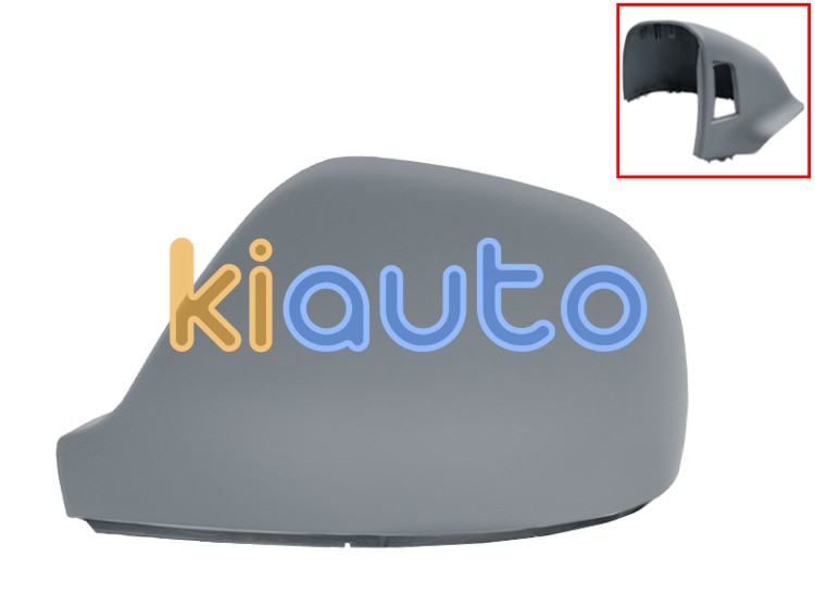 Carcasa espejo retrovisor volkswagen caravelle 2015-2020 side assist / imprimada / izquierda OE 7E1857527NGRU / 7E1857527JGRU