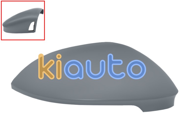 Carcasa espejo retrovisor volkswagen golf viii 2020-> side assist / imprimada / derecha OE 5H0857538AGRU / 5H0857538BGRU / 5H0857538DGRU