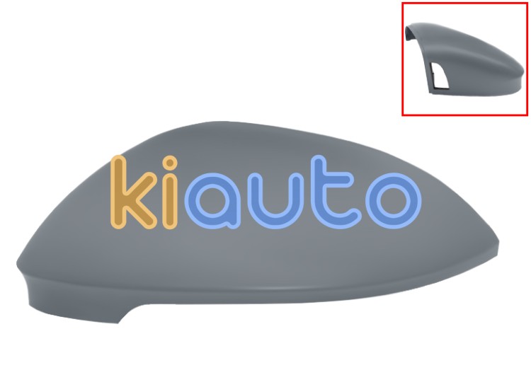 Carcasa espejo retrovisor volkswagen golf viii 2020-> side assist / imprimada / izquierda OE 5H0857537AGRU / 5H0857537BGRU / 5H0857537DGRU