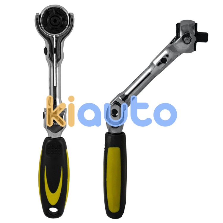 Carraca de 72 dientes articulada 1/4" 175mm