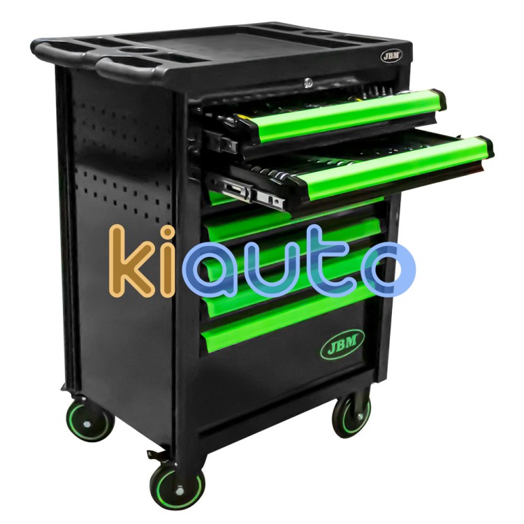 Carro de herramientas 7 cajones- especial kit de calado - verde