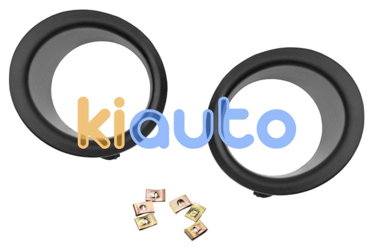 Cerquillos antinieblas peugeot partner 2003-2008 parachoques delantero / kit / izquierdo+derecho OE 7452Y7