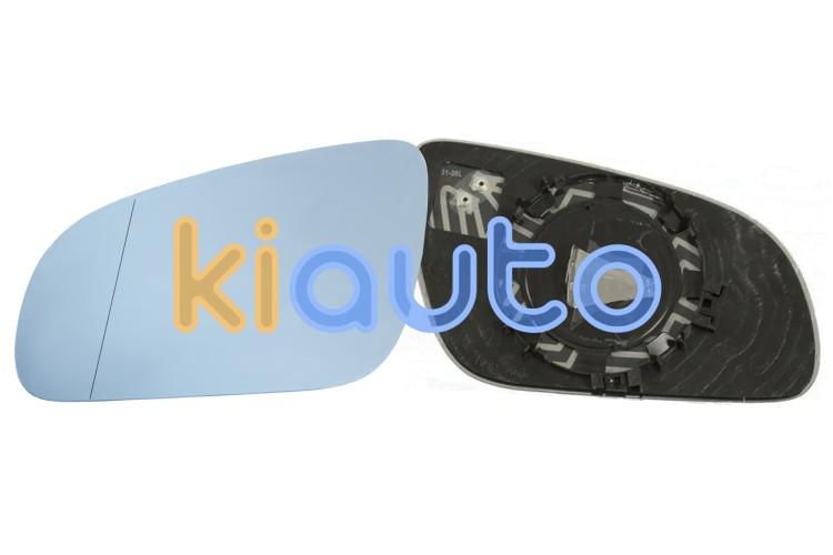 Cristal espejo retrovisor audi a8 2002-2007 con soporte / termico / asferico / azul / izquierdo OE 4E0857535B